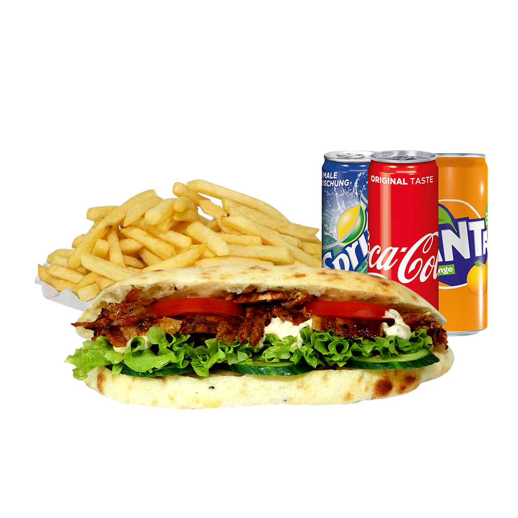 Döner Menü mit Kalb (Jumbo) – Sabans Grill