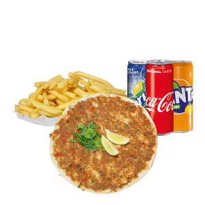 Lahmacun Menü mit Salat