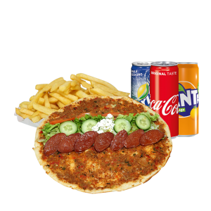 Lahmacun Menü mit Sucuk