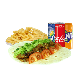 Lahmacun Menü mit Hähnchen