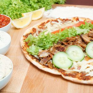 Big Size Menü mit Salat